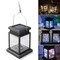 Waterproof LED Solar Lantern Hanging Light Outdoor Garden Decor Groundlevel Lamp